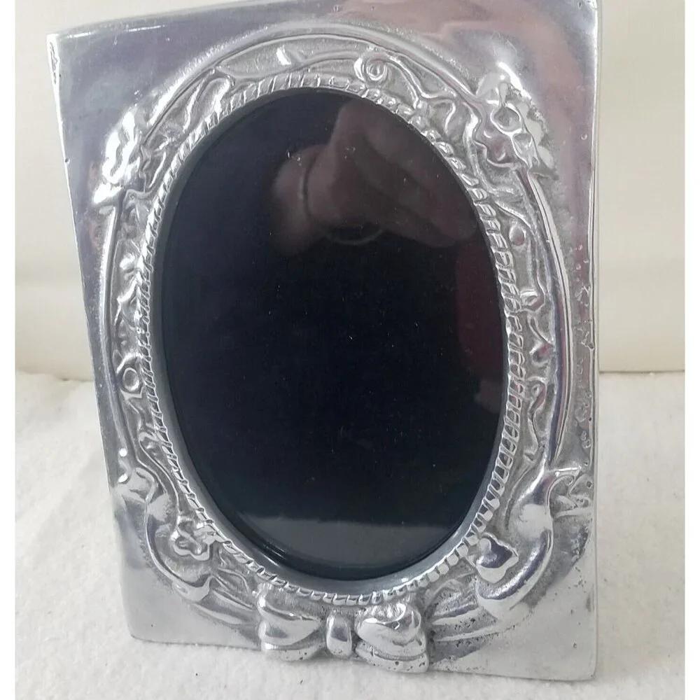 Vintage Silver Pewter Photo Frame 4x6